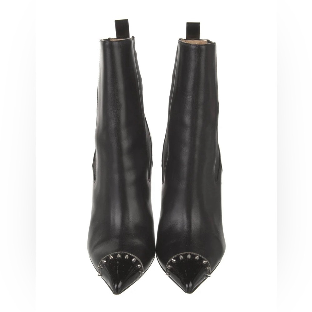 Christian Louboutin Banjo Spike Bootie Black Ankle Boots EU38/US 8 - Picture 3 of 3